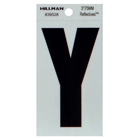 HILLMAN 3" Blk Y Thin Adhesive 839528